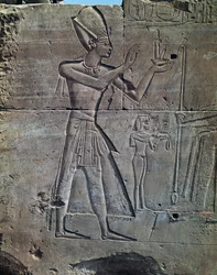 Thutmose III, relief, Amun-templet, Karnak-tempelkomplekset (Unescos verdensarvsliste)