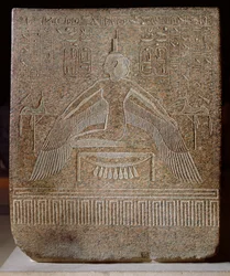 Isis Pterophor, fra sarkofagen til Ramses III (ca. 11854-1153 f.Kr.) fra hans grav i Kongernes Dal, Det Nye Rige