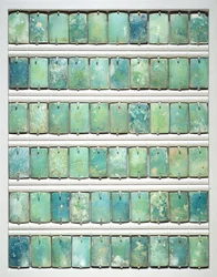 Fliser fra Djosers trinpyramide, Saqqara, Det Gamle Rige, 2667-2648 f.Kr.