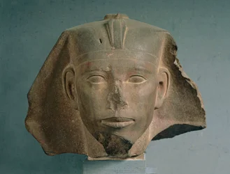 Leder af kong Djedefre, fra Abu Roash, Det gamle kongerige, ca. 2565-2558 f.Kr. (kvartsit) (se også 50746)