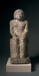 Siddende statue af Nykara, 2408-2377 f.Kr