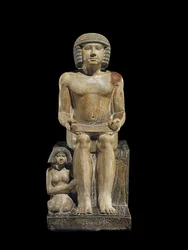 Statue for inspektøren af de skriftlærde Sekhemka, ca. 2400-2300 f.Kr.