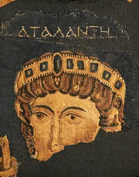 Atalantas hoved, detalje (billedtæppe)