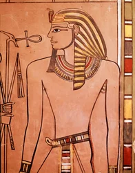 Kong Amenhotep II (Amenophis II) (fresco