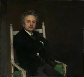 Portræt af Edvard Grieg 1843-1907, 1891.
