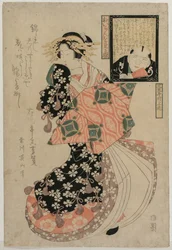 Øjne for at se på en kurtisane, ca. 1810.