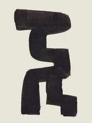 Fet, abstrakt streg
