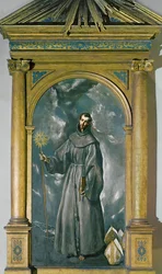 Sankt Bernhard af Siena (maleri på lærred)