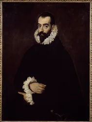 Formodet portræt af hertugen af Benavente Maleri af Domenikos Theotokopoulos dit El Greco (1541-1614)