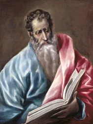 St. Matthæus (olie på lærred)