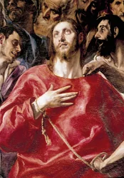 Kristi hån. Maleri af Domenikos Theotokopoulos dit El Greco (1540-1614)