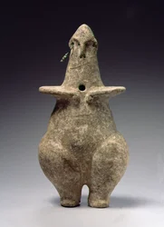 Steatopygot figur, Amlash, sent 2.-tidlig 1. årtusinde f.Kr. (terracotta)