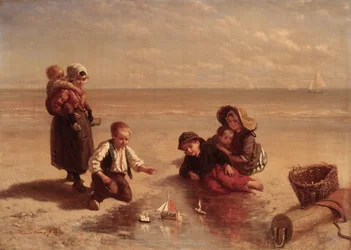 Sjov på stranden
