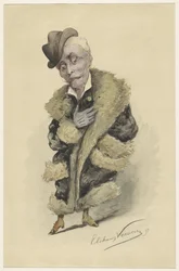 Karikatur af kunstneren Jan Gerard Smits