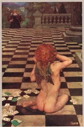 Cupid og Campaspe, illustration fra 