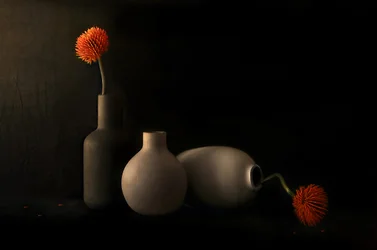 Stilleben med appelsinblomster