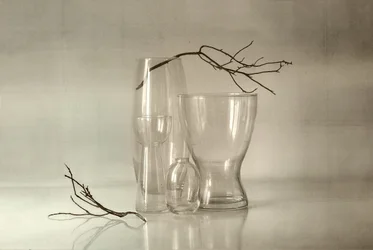 Fredfyldt stilleben i glas