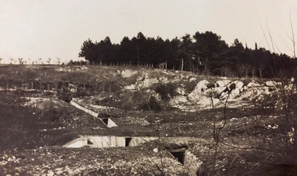Album af Første Verdenskrig i Friuli-Venezia Giulia: skyttegrave på Medeas bakker