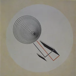 Proun 93. Flydende spiral, 1924