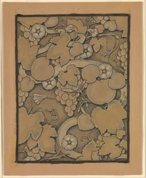 (Illustration til Rubáiyát af Omar Khayyám) Lining Paper