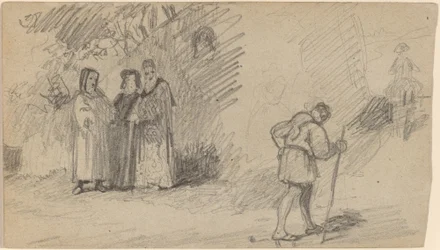 Søn og Æslet, ca. 1859.