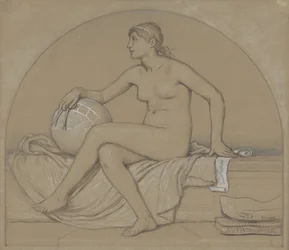 Studie for astronomi, 1892.