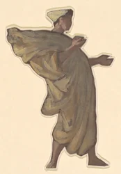 Studie for græske piger, der bader, ca. 1872.