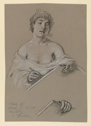 Studie til "Muse of History"