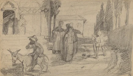 Lignelsen om Mølleren og Æslet, ca. 1859.