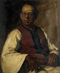 Portræt af en marokkaner, 1908 [LDUCS-5044]