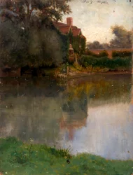 Edge of a Stream, slutningen af det 19.-begyndelsen af det 20. århundrede.
