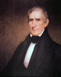 William Henry Harrison (1773-1841) (farve litho)