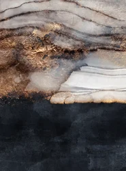 Golden Fluid – Abstrakt