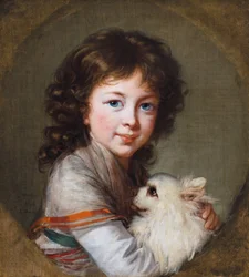 Portræt af Elisabeth Isabella Mniszech