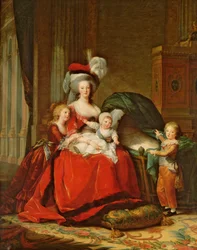 Marie-Antoinette (1755-93) og hendes børn
