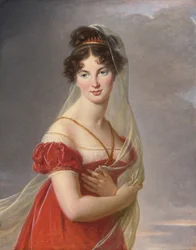 Portræt af Aglae Angelique Gabrielle de Gramont 1787-1842, kone til general Alexander Lvovich Davy