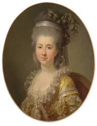 Portræt af grevinde Urszula Potocka, født Zamoyska