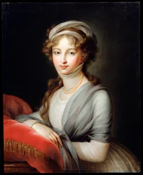 Portræt af kejserinde Elizabeth Alexeievna, c1795