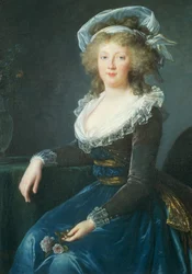 Portræt af Maria Teresa af Bourbon-Napoli