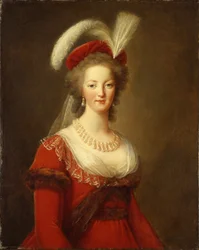 Portræt af Marie Antoinette, dronning af Frankrig
