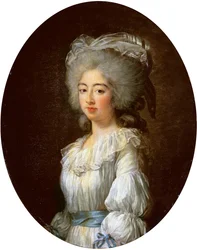 Portræt af Louise Marie Josephine, Comtesse de Provence, senere dronning af Frankrig