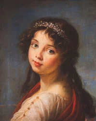 Julie Lebrun. Maleri af Elisabeth Vigée-Lebrun