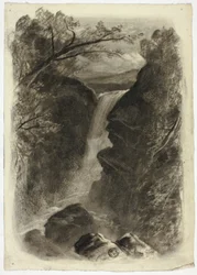 Bjerg vandfald