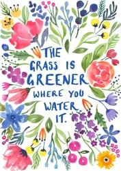 Greener Grass, 2018 (akvarel)
