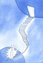 A Stairway to Heaven: Det var Kristus, der bød mig velkommen ved starten af den lange 