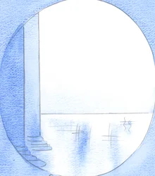 Alle, der overvinder deres frygt, for at blive forsonet, har en åndelig pragt så stor, at deres sjæle er som paladser af marmor, 2002 (w/c på papir)