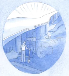 Som en udmattet arbejdsmand en dag kunne stirre forbløffet på den skinnende vej bygget af hans arbejde, sådan vil vi undre os en dag, hvor Guds 