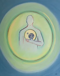 Fra Guds hjerte er udsprunget alt, hvad der eksisterer, 2003 (olie om bord)