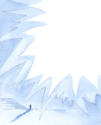 Det er muligt for nogen at modsætte sig Guds ønsker på grund af uvidenhed og forvirret tænkning uden at være skyldig, 2005 (akvarel på papir).