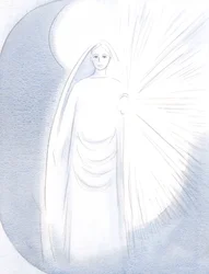 Vor Frue viste sig foran mig, i sin blændende himmelske skønhed, 2000 (w/c på papir)